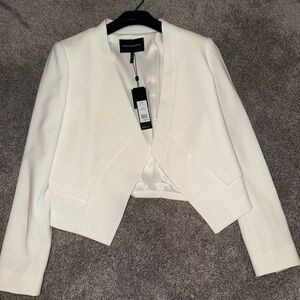 BCBG White Women's Suit Jacket
